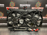 2010 CAMARO SS RADIATOR CONDENSER FAN ASSEMBLY MANUAL TRANSMISSION OEM #999