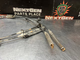 2008 C6 CORVETTE E-BRAKE CABLES WITH BRACKET OEM #1266