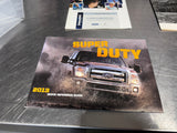 2013 FORD F250 SUPERDUTY OWNERS MANUAL BOOKS OEM #1062
