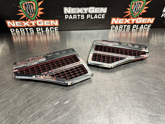 2008 FORD F250 KING RANCH FENDER EMBLEMS BADGES OEM #1016