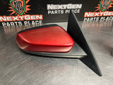 2012 FORD MUSTANG GT RH PASSENGER SIDE VIEW MIRROR RED CANDY OEM #1315