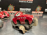 05-06 PONTIAC GTO FRONT AND REAR BRAKE CALIPERS OEM #910
