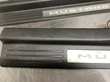 2014 FORD MUSTANG GT LH AND RH ILLUMINATED DOOR SILL TRIM SET OEM #970