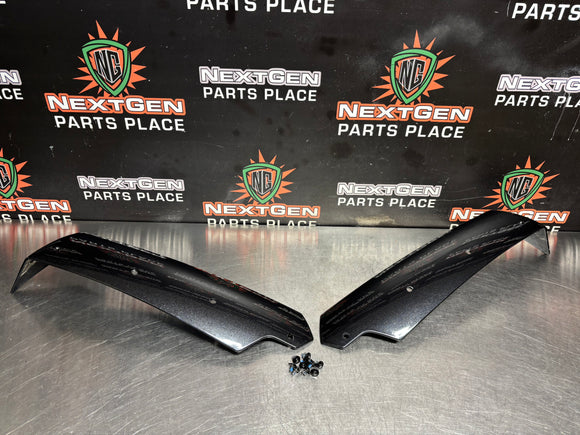 14-19 C7 CORVETTE Z06 STAGE 2 REAR SPOILER WINGLETS CARBON FLASH OEM #1181
