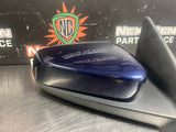 10-14 FORD MUSTANG GT RH PASSENGER SIDE VIEW MIRROR KONA BLUE OEM #1581