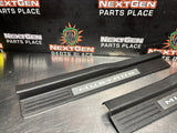2013 FORD MUSTANG GT LH AND RH ILLUMINATED DOOR SILL TRIM SET OEM #1264