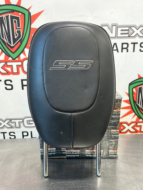 2013 CAMARO SS LF FRONT DRIVER SEAT HEADREST OEM #339