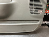 2004 FORD F250 FRONT LH DRIVER DOOR PANEL GREY W/ CARBON FIBER OEM #944