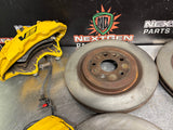 2012 CADILLAC CTS V FRONT 6 PISTON / REAR 4 PISTON BREMBO CALIPER SET OEM #1592