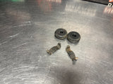 04-06 PONTIAC GTO RADIATOR RUBBER HOLD DOWN DONUTS WITH BRACKETS OEM #1522