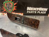 2012 GMC SIERRA 2500 CREW CAB WOOD FRONT & REAR POWER WINDOW SWITCHES OEM #1294