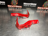 08-09 PONTIAC G8 HOOD HINGES LH/RH RED 92160231 92160230 OEM #948
