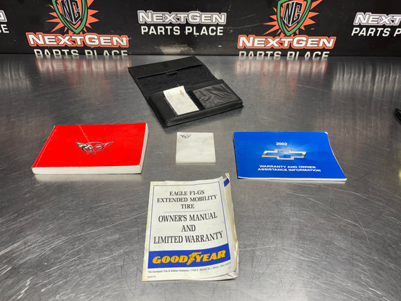 2002 C5 CORVETTE OWNERS MANUAL OEM #1190