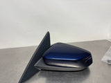 10-14 FORD MUSTANG GT LH DRIVER SIDE VIEW MIRROR KONA BLUE OEM #1493