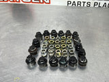 97-04 C5 CORVETTE 19MM LUG NUTS SET WITH COVERS SET OF 20 OEM #359