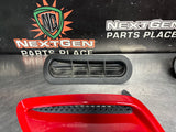 2006 PONTIAC GTO HOOD VENTS / SCOOPS RED OEM #1522