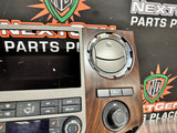 2012 FORD F250 F350 RADIO BEZEL CLIMATE CONTROL LOADED WOOD TRIM #916