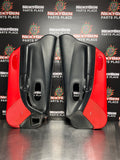 97-04 C5 CORVETTE DOOR PANELS BLACK/ RED OEM #880