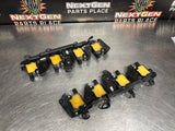 2007 C6 CORVETTE LS2 COIL PACKS AND BRACKETS OEM #1549