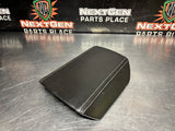 2015 CAMARO LEATHER CENTER CONSOLE LID W WHITE STITCH OEM #1539