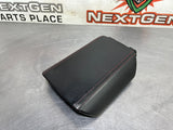 2010-2015 CAMARO ZL1 LEATHER CENTER  CONSOLE LID W RED STITCH OEM #697