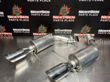 11-14  FORD MUSTANG GT ROUSH AXLE BACK ROUND TIPS EXHAUST OEM #847