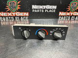 2006 CHEVY EXPRESS MANUAL CLIMATE CONTROL OEM #719