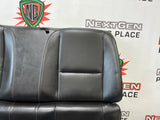 2010-2014 CAMARO SS COUPE REAR BACK SEATS BLACK LEATHER OEM #535