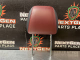 2024 FORD MUSTANG GT FRONT RH/LH HEADREST LEATHER W RED STITCH OEM #1226