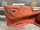 97-04 C5 CORVETTE CARGO TRUNK REAR LH CARPET FIRETHORN RED 10403333 #1150