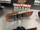 2013 GMC SIERRA 2500HD CREW CAB WOOD FRONT AND REAR POWER WINDOW SWITCHES #1031
