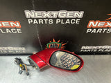 2008 C6 CORVETTE PASSENGER RH SIDE MIRROR CRYSTAL RED OEM #1266