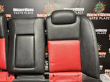 08-09 PONTIAC G8 REAR RED/BLACK LEATHER SEATS OEM #1590