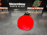 10-14 FORD MUSTANG GT FUEL DOOR GAS LID TANK COVER RED OEM #1298