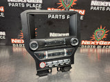 2015 FORD MUSTANG GT SHAKER 8” TOUCH RADIO FACE/CLIMATE CONTROL BEZEL OEM #1092