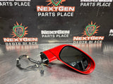 2007 C6 CORVETTE PASSENGER RH SIDE MIRROR VICTORY RED OEM #1255