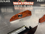 2012 CHEVY SILVERADO 2500 CREW CAB WOOD FRONT AND REAR WINDOW SWITCHES OEM #1379