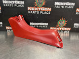 97-04 C5 CORVETTE RH SIDE SEAT BELT TRIM FIRETHORN RED OEM 10258546 #1150