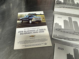 2019 CHEVY SILVERADO 2500HD OWNERS MANUAL OEM #1056