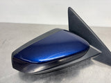 10-14 FORD MUSTANG GT RH PASSENGER SIDE VIEW MIRROR KONA BLUE OEM #1494