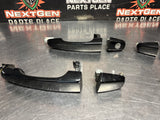 08-09 PONTIAC G8 LH RH SIDE EXTERIOR DOOR HANDLES FRONT & REAR BLCK OEM #1178