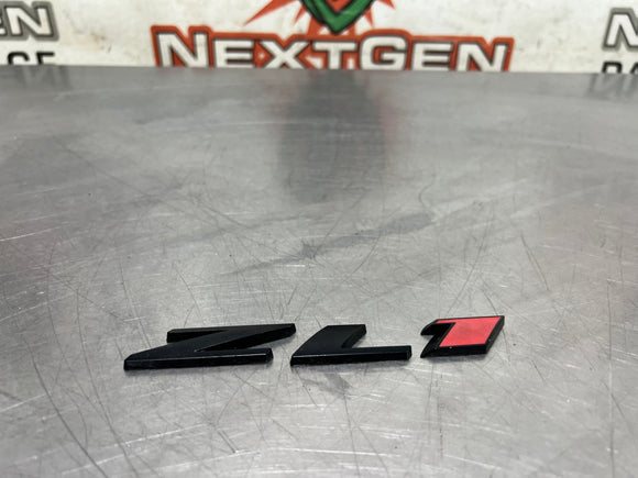 2014 CAMARO SS ZL1 HOOD EMBLEM METAL OEM #697