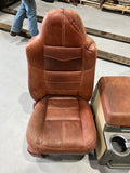08-10 F250 KING RANCH REAR CAPTIAN SEATS WITH CENTER CONSOLE OEM  #3849