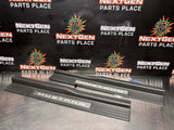 2014 FORD MUSTANG GT LH AND RH ILLUMINATED DOOR SILL TRIM SET OEM #1290