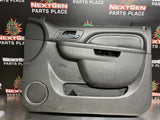 2011 GMC DENALI 1500 RH PASSENGER FRONT LEATHER DOOR PANEL OEM #889