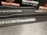 2014 FORD MUSTANG GT LH AND RH ILLUMINATED DOOR SILL TRIM SET OEM #970