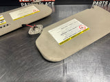 2009 FORD F350 SUN VISORS TAN OEM #985