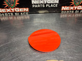2016 FORD MUSTANG GT FUEL DOOR GAS LID TANK COVER ORANGE OEM #1478