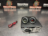 2005 PONTIAC GTO AUTO METER CARBON FIBER DUAL POD GAUGES BOOST PSI WIDEBAND 1269