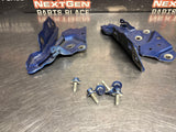 2021 CAMARO SS RH/LH SIDE PASSENGER/ DRIVER  HOOD HINGES BLUE OEM #1556